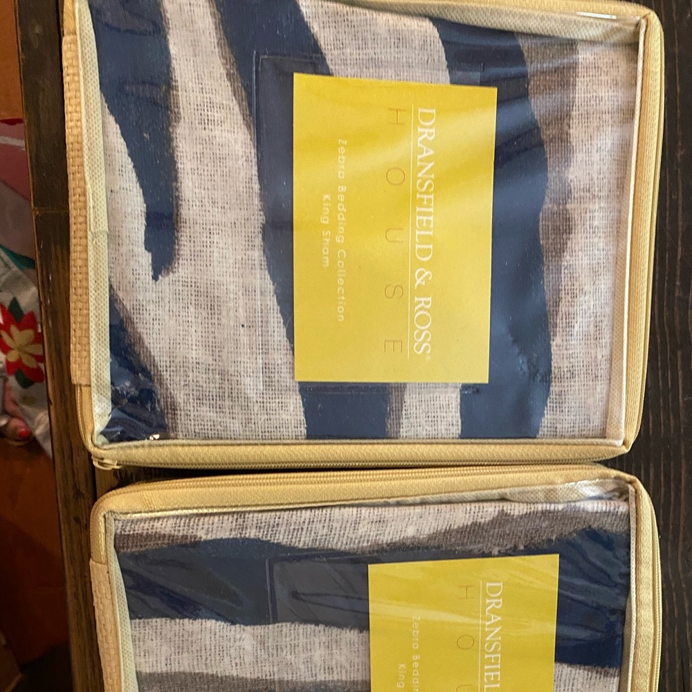Dransfield and Ross Zebra Shams